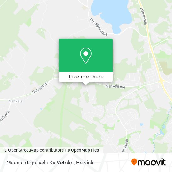 Maansiirtopalvelu Ky Vetoko map