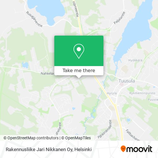 Rakennusliike Jari Nikkanen Oy map