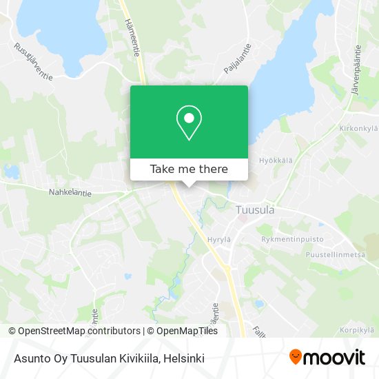 Asunto Oy Tuusulan Kivikiila map