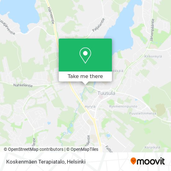 Koskenmäen Terapiatalo map