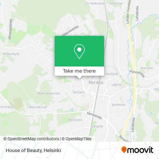 House of Beauty map