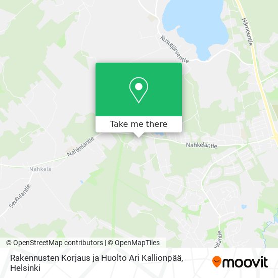 Rakennusten Korjaus ja Huolto Ari Kallionpää map