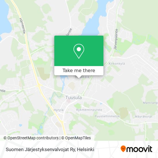 Suomen Järjestyksenvalvojat Ry map