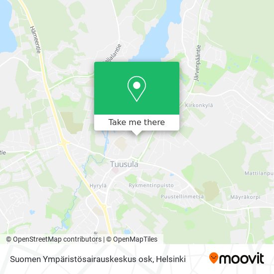 Suomen Ympäristösairauskeskus osk map