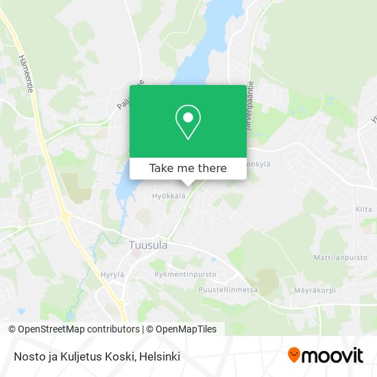 Nosto ja Kuljetus Koski map