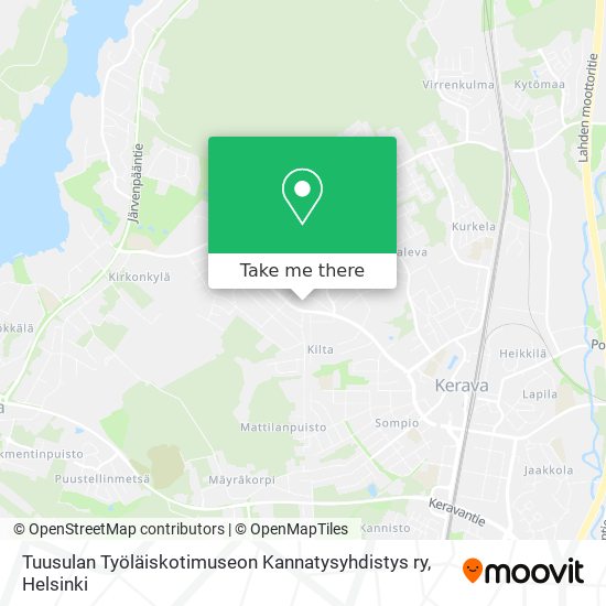 Tuusulan Työläiskotimuseon Kannatysyhdistys ry map