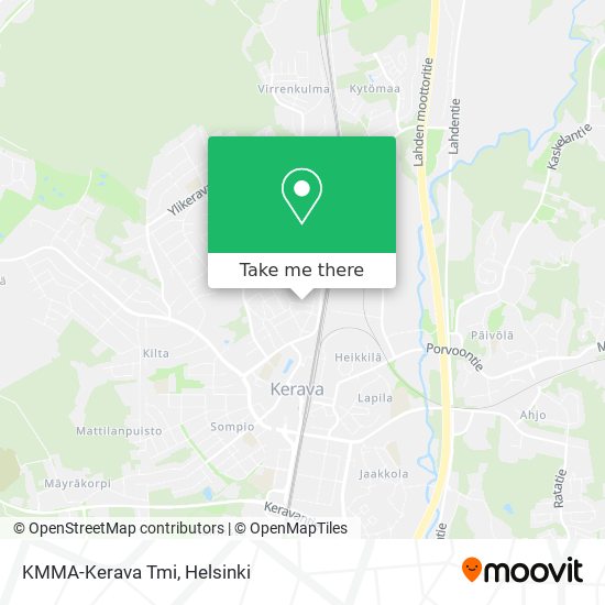 KMMA-Kerava Tmi map
