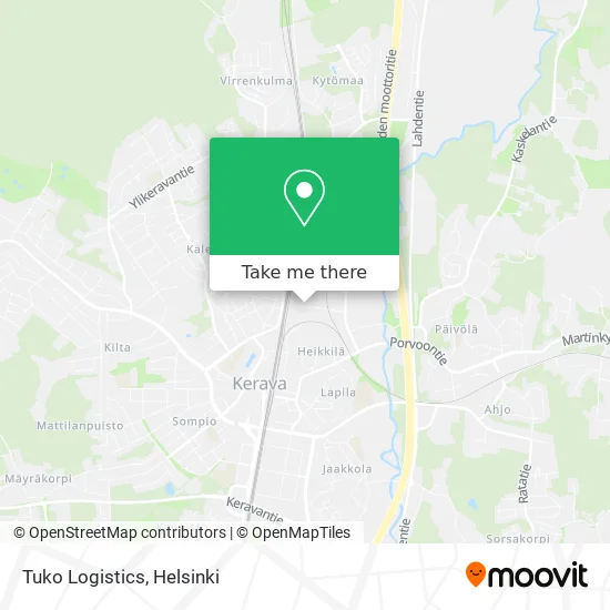 Tuko Logistics map