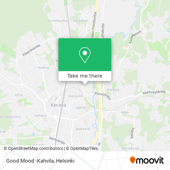 Good Mood -Kahvila map