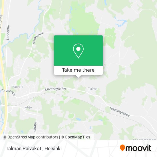 Talman Päiväkoti map