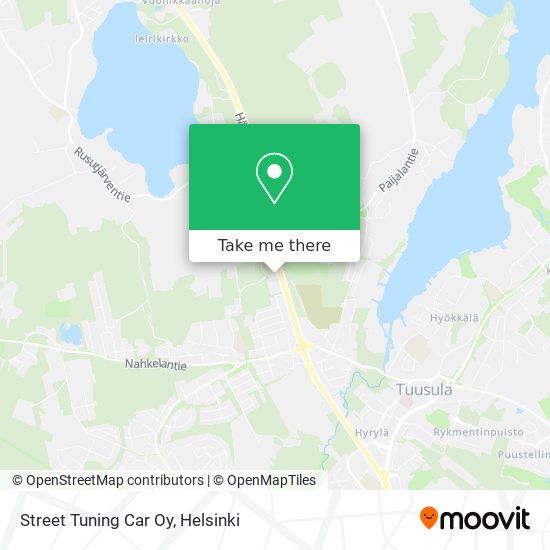 Street Tuning Car Oy map