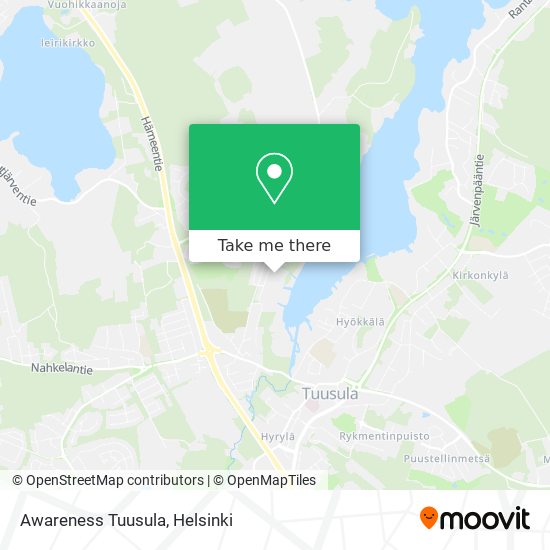 Awareness Tuusula map