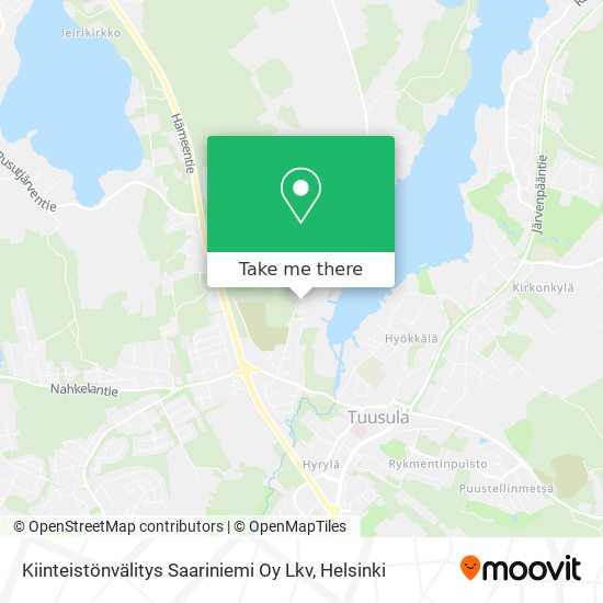 Kiinteistönvälitys Saariniemi Oy Lkv map