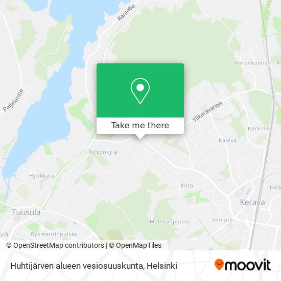 Huhtijärven alueen vesiosuuskunta map