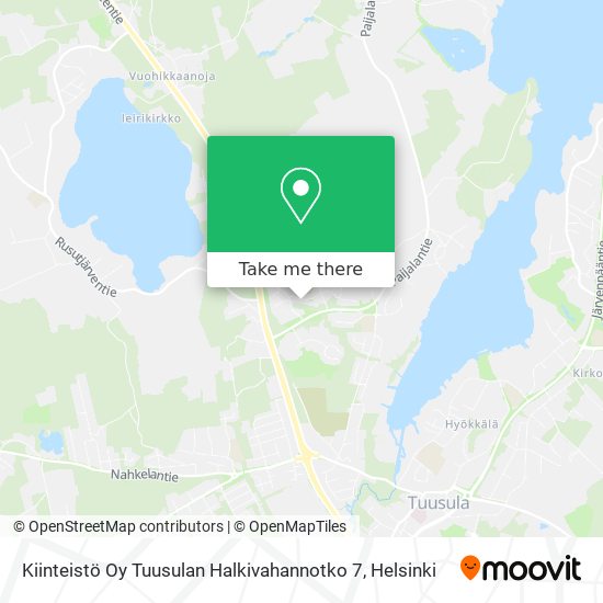 Kiinteistö Oy Tuusulan Halkivahannotko 7 map