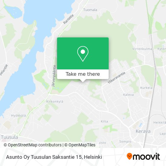 Asunto Oy Tuusulan Saksantie 15 map