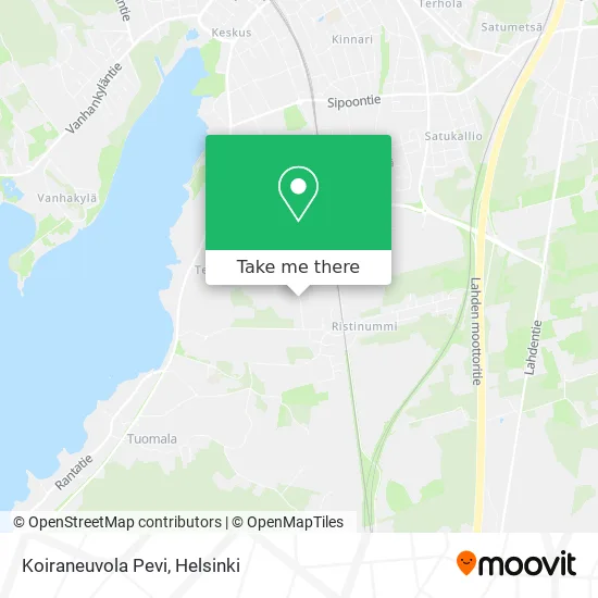Koiraneuvola Pevi map