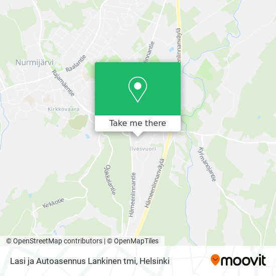 Lasi ja Autoasennus Lankinen tmi map