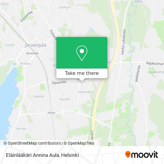 Eläinlääkäri Annina Aula map