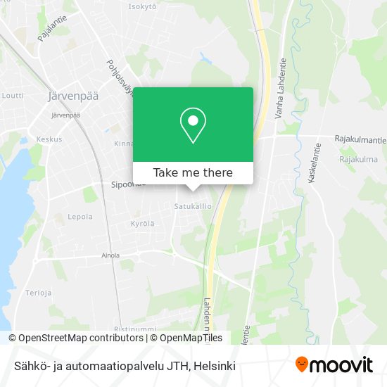Sähkö- ja automaatiopalvelu JTH map