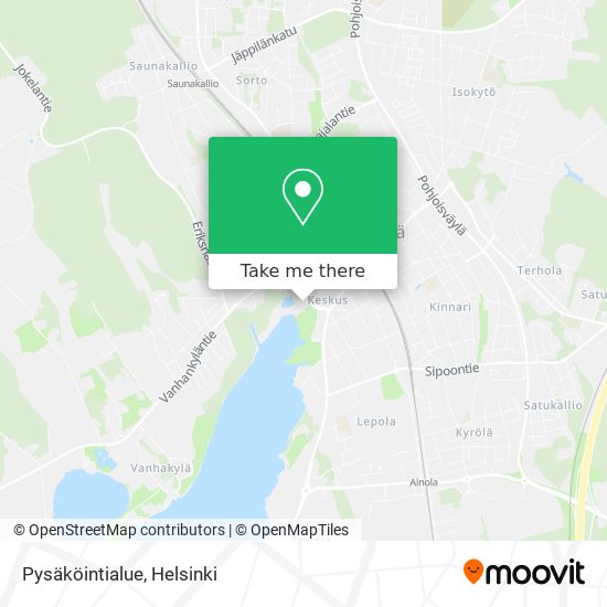 Pysäköintialue map