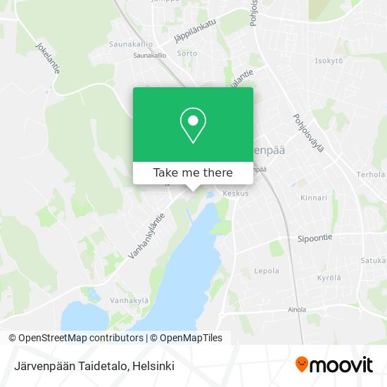 Järvenpään Taidetalo map