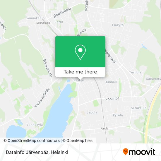 Datainfo Järvenpää map