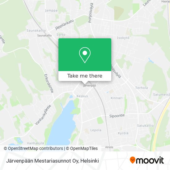 Järvenpään Mestariasunnot Oy map