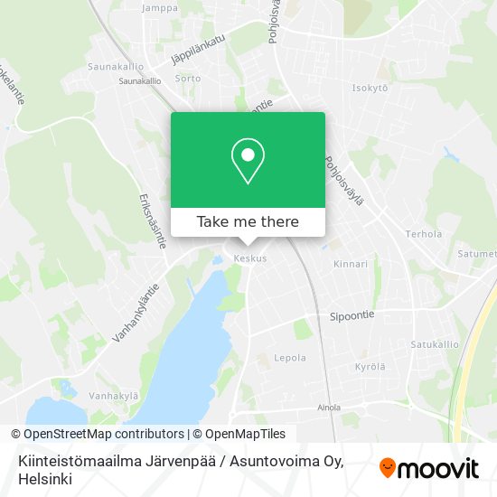 Kiinteistömaailma Järvenpää / Asuntovoima Oy map