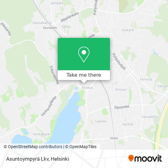 How to get to Asuntoympyrä Lkv in Järvenpää by Train or Bus?