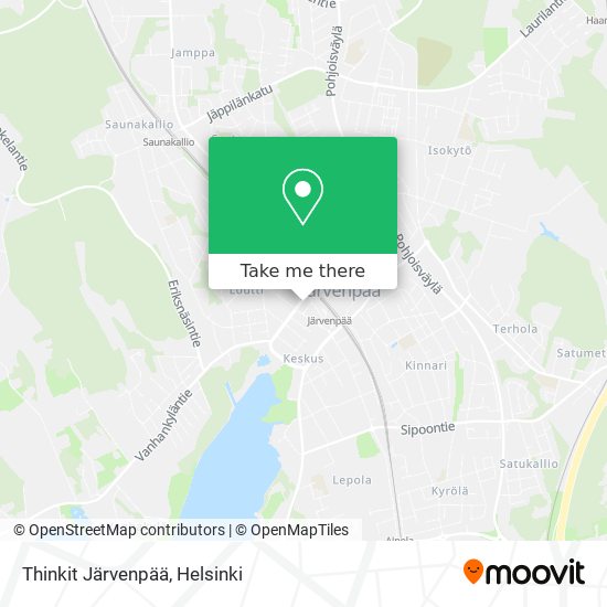 Thinkit Järvenpää map