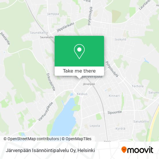 Järvenpään Isännöintipalvelu Oy map