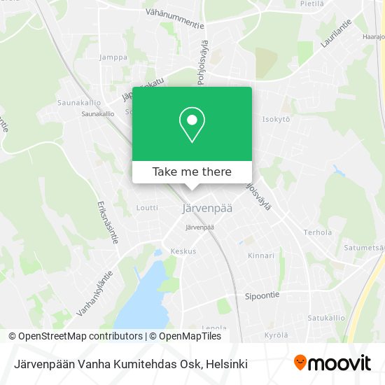 Järvenpään Vanha Kumitehdas Osk map