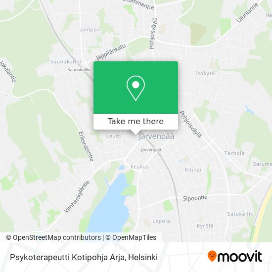 Psykoterapeutti Kotipohja Arja map