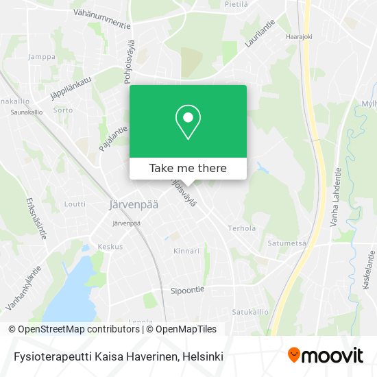 Fysioterapeutti Kaisa Haverinen map