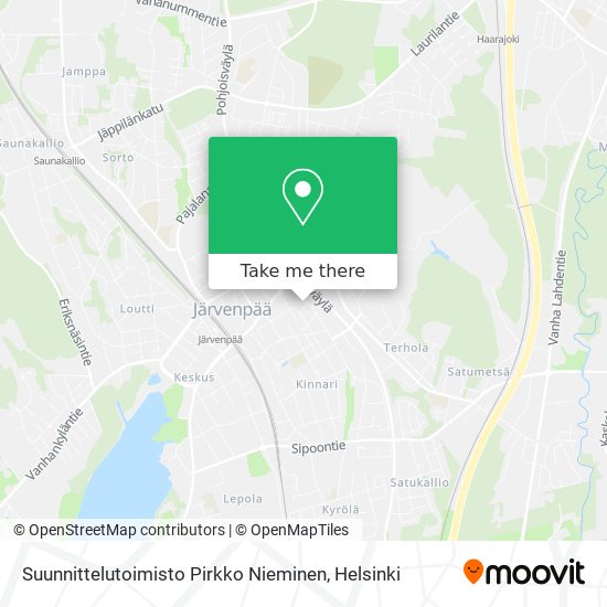 Suunnittelutoimisto Pirkko Nieminen map