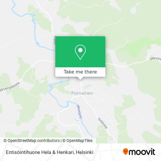 Entisöintihuone Hela & Henkari map