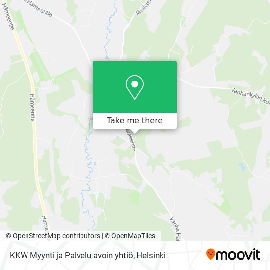 KKW Myynti ja Palvelu avoin yhtiö map