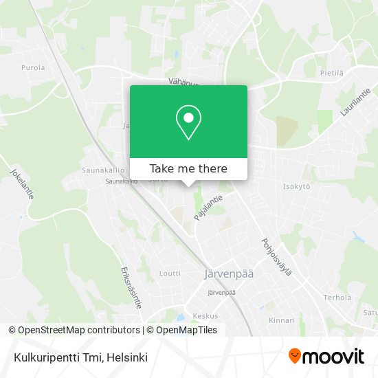 Kulkuripentti Tmi map