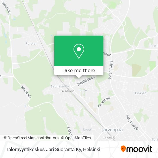 Talomyyntikeskus Jari Suoranta Ky map