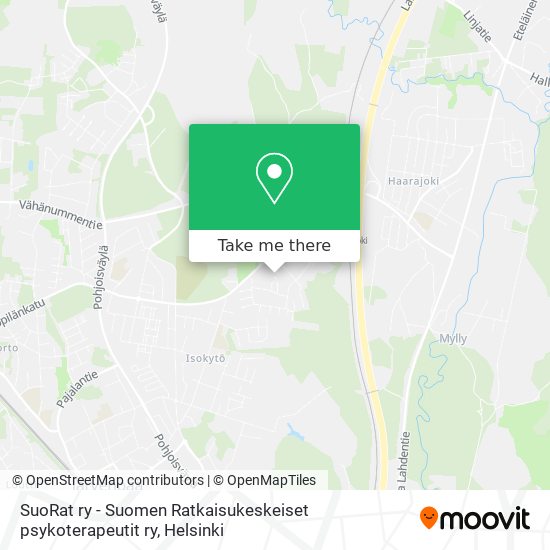 SuoRat ry - Suomen Ratkaisukeskeiset psykoterapeutit ry map