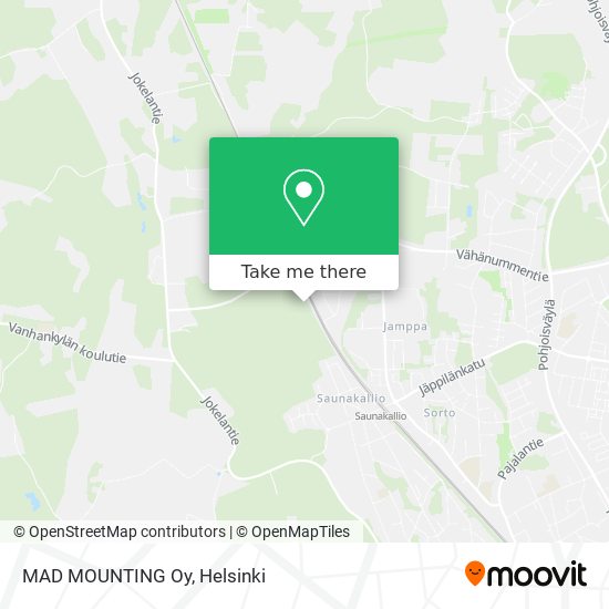 MAD MOUNTING Oy map