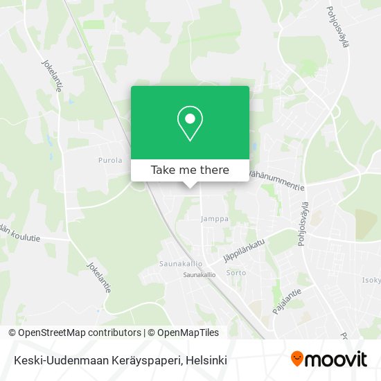 Keski-Uudenmaan Keräyspaperi map