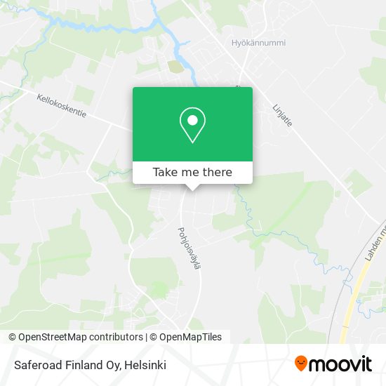 Saferoad Finland Oy map