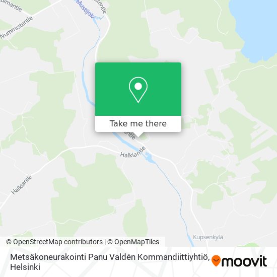 Metsäkoneurakointi Panu Valdén Kommandiittiyhtiö map