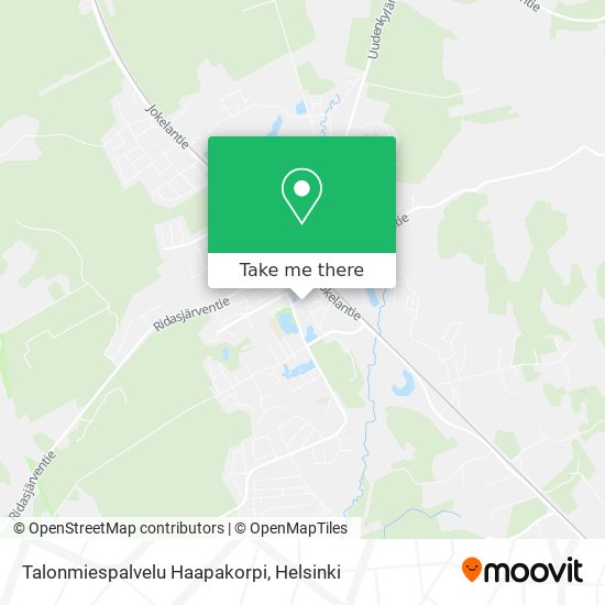 Talonmiespalvelu Haapakorpi map