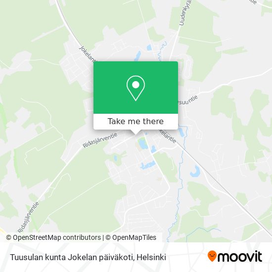 Tuusulan kunta Jokelan päiväkoti map