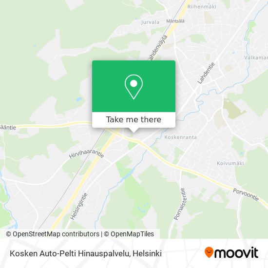 Kosken Auto-Pelti Hinauspalvelu map
