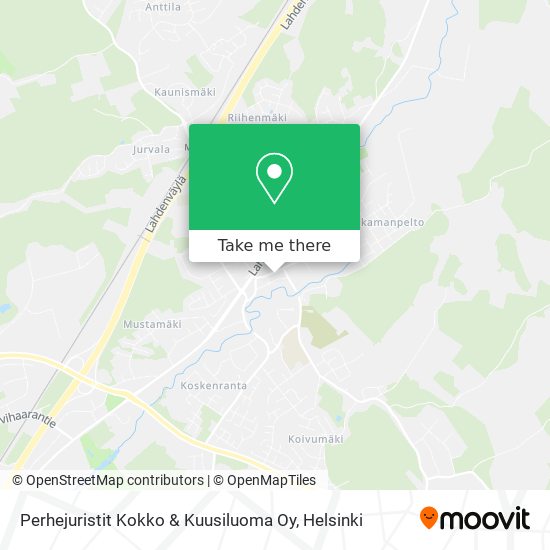 Perhejuristit Kokko & Kuusiluoma Oy map
