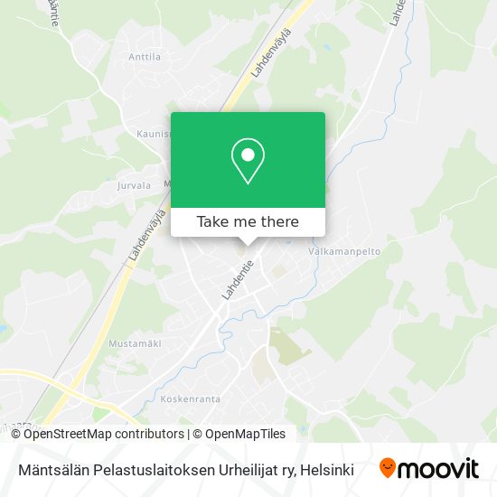 Mäntsälän Pelastuslaitoksen Urheilijat ry map